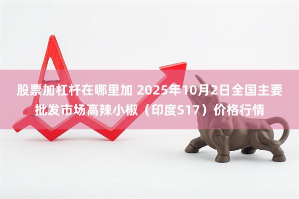 股票加杠杆在哪里加 2025年10月2日全国主要批发市场高辣小椒（印度S17）价格行情